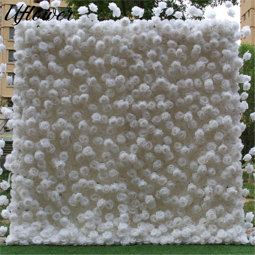 Wedding Backdrop Curtain - Uflower Beautiful Wedding Collection 3D White