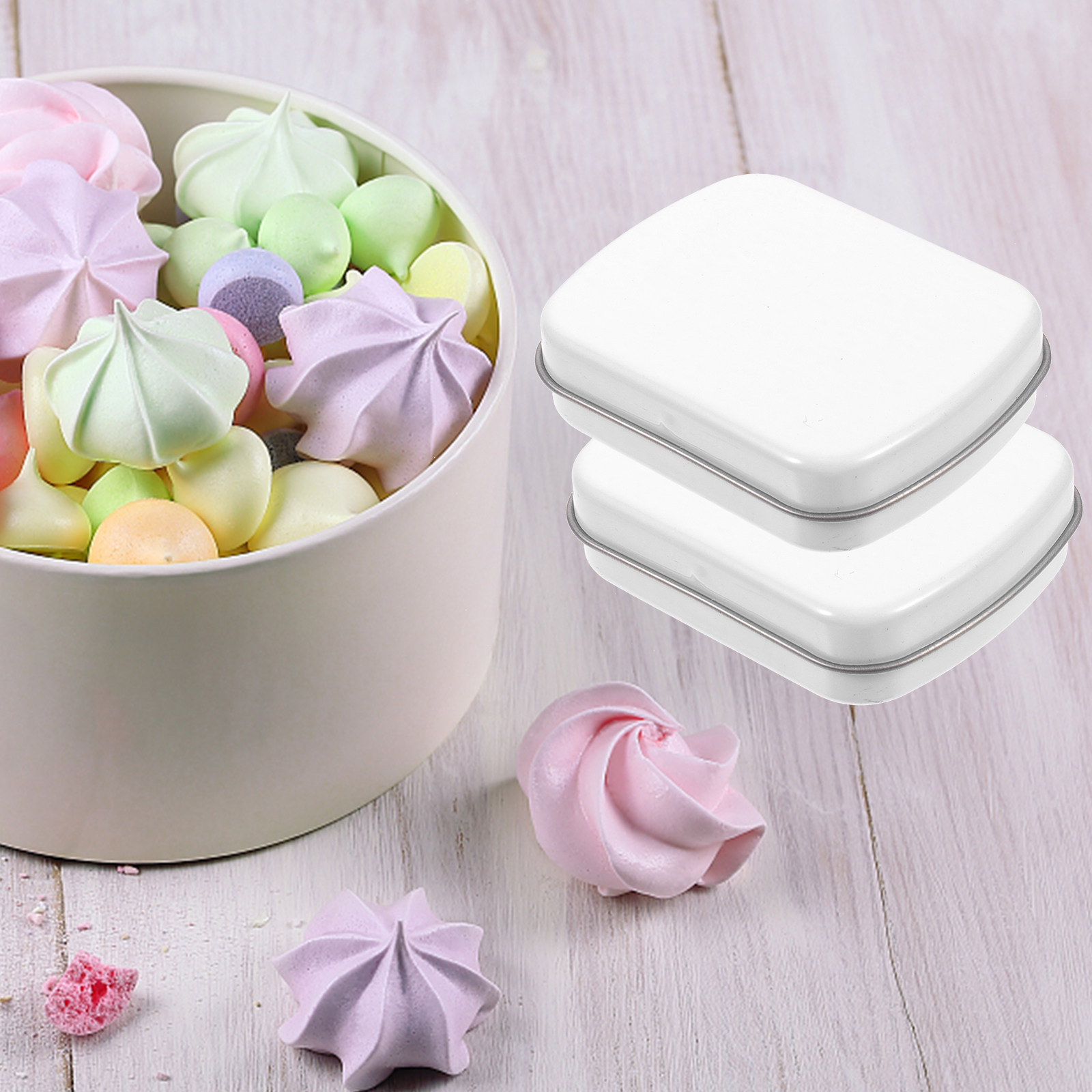 Wedding Favor Box - 10Pcs Mini Tin Box Portable Small
